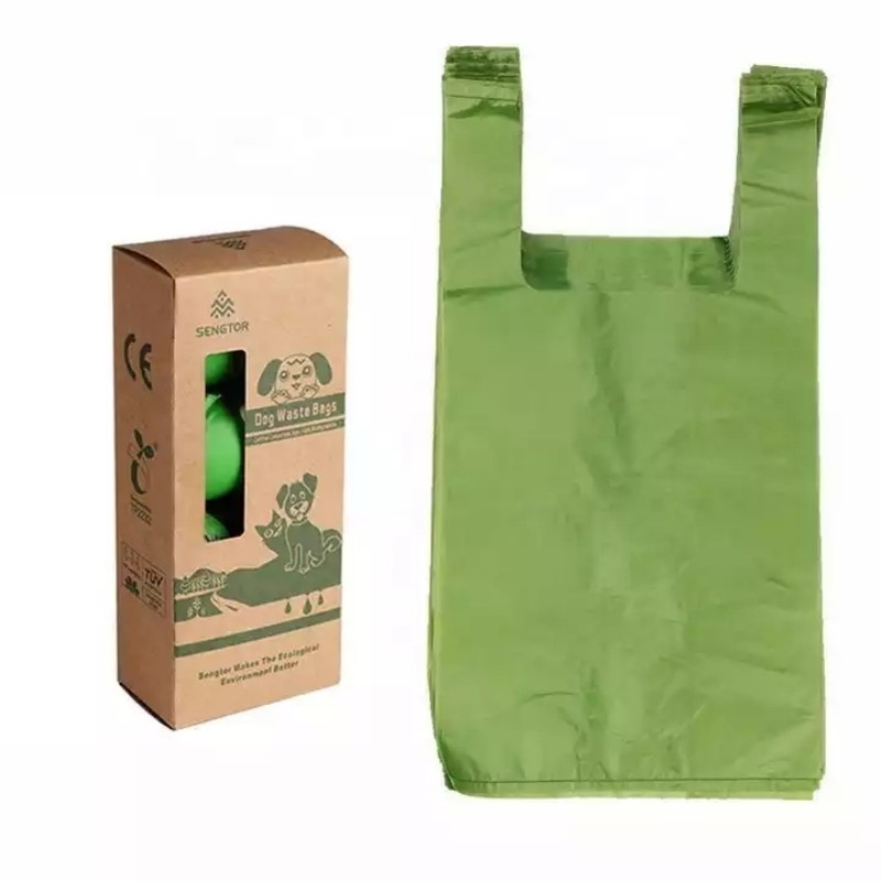 Plastic pet Waste Dog Poop Bags Multicolor Plastic Pet Dog Waste Poop Bag