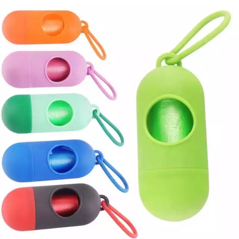 Plastic pet Waste Dog Poop Bags Multicolor Plastic Pet Dog Waste Poop Bag