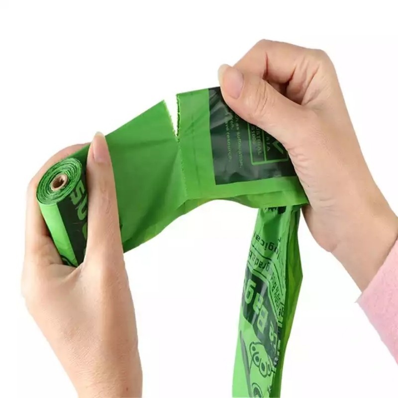 Plastic pet Waste Dog Poop Bags Multicolor Plastic Pet Dog Waste Poop Bag