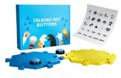 Recordable Talking Easy Voice Recorder fluent pet buttons and mat for Pet Training answer talking buzzer custom sound button