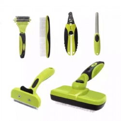 Professional Multifunction 6 In 1 Cat Dog Grooming Tool Kit Bag Pet Dog Brush Set Kit