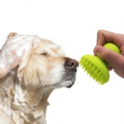 Wholesale Silicone Dog Cat Cleaning Massage Brush Body
